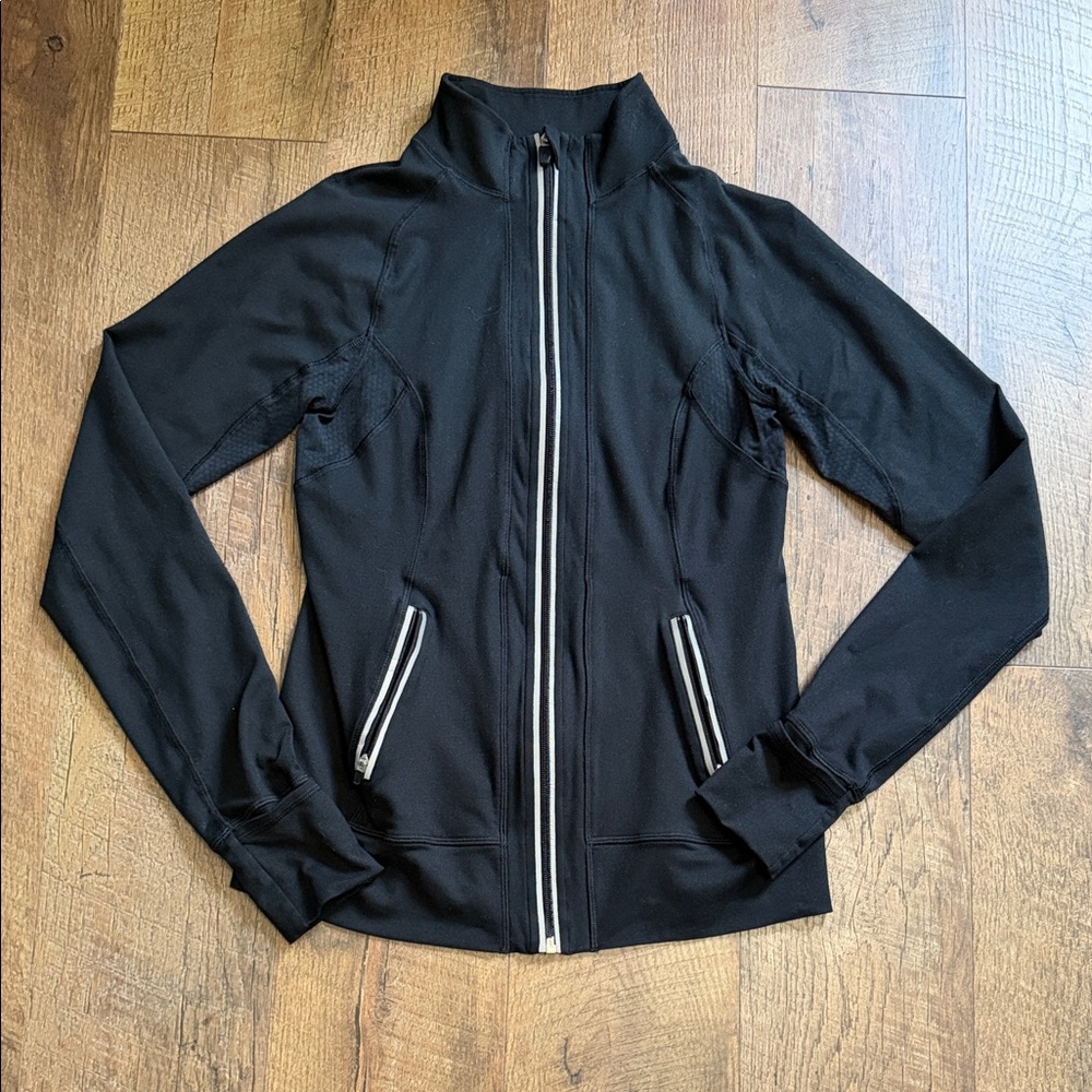Elegant Black Zip-Up Utility Jacket
